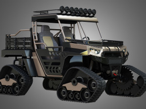 bms - the beast 1000 - with tracks 3D Model