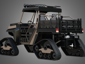 bms - the beast 1000 - with tracks 3D Model