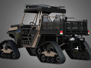 bms - the beast 1000 - with tracks 3D Model