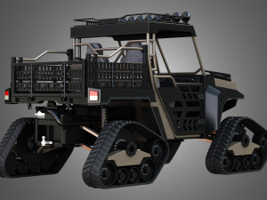 bms - the beast 1000 - with tracks 3D Model