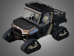 bms - the beast 1000 - with tracks 3D Model