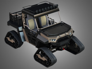 bms - the beast 1000 - with tracks 3D Model
