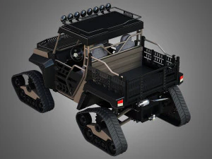 bms - the beast 1000 - with tracks 3D Model