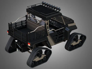 bms - the beast 1000 - with tracks 3D Model