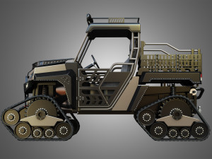 bms - the beast 1000 - with tracks 3D Model