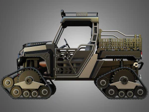 bms - the beast 1000 - with tracks 3D Model