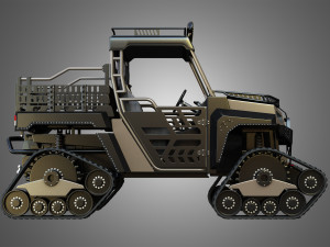 bms - the beast 1000 - with tracks 3D Model