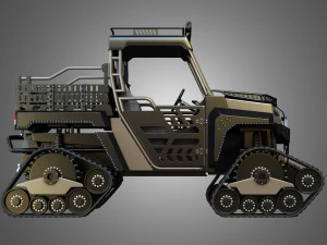 bms - the beast 1000 - with tracks 3D Model
