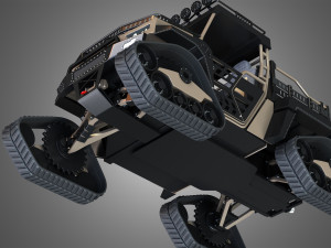 bms - the beast 1000 - with tracks 3D Model