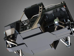 bms - the beast 1000 - with tracks 3D Model
