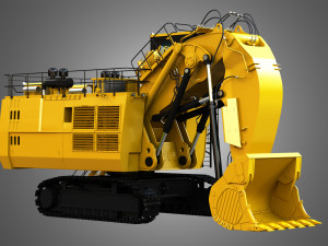 6030 fs - hydraulic mining shovel Modèle 3D