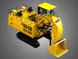 6030 fs - hydraulic mining shovel Modèle 3D
