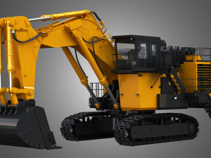 hitachi ex8000-6 - mining excavator 3D Model