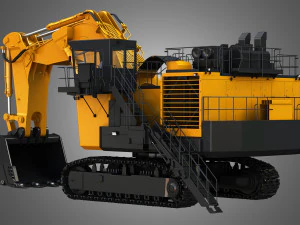 hitachi ex8000-6 - mining excavator 3D Model