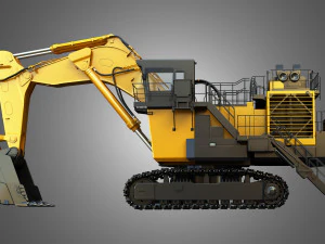 hitachi ex8000-6 - mining excavator 3D Model
