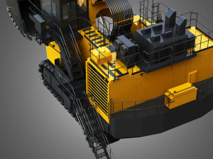 hitachi ex8000-6 - mining excavator Modello 3D