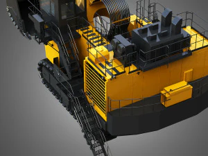 hitachi ex8000-6 - mining excavator 3D Model