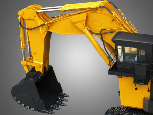 hitachi ex8000-6 - mining excavator 3D Model