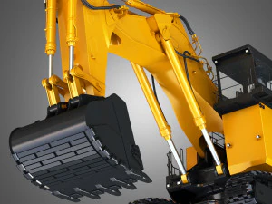 hitachi ex8000-6 - mining excavator 3D Model