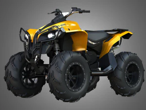 parafango can am renegade 2014 Modello 3D