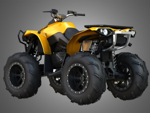 can am renegade fender 2014 3D 모델