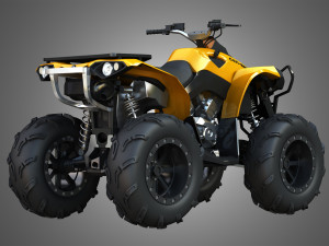can am renegade fender 2014 3D 모델
