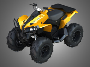 can am renegade fender 2014 3D 모델