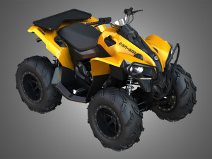 can am renegade fender 2014 3D 모델