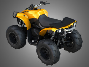 can am renegade fender 2014 3D 모델