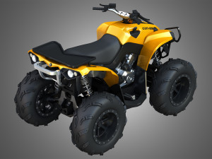 can am renegade fender 2014 3D 모델