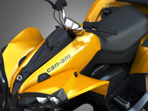 can am renegade fender 2014 3D 모델