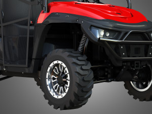 mahindra 1000 gas standard 3D 모델