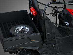 mahindra 1000 gas standard 3D 모델
