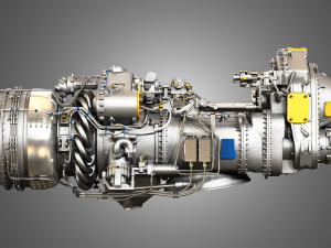 Pw canada - pw100 turboprop engine Modelo 3D