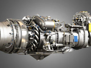 Pw canada - pw100 turboprop engine 3D Model
