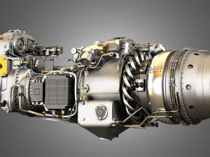 Pw canada - pw100 turboprop engine 3D Model