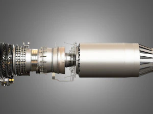 F100 - pw - 220 turbofan motor - i&ccedil; par&ccedil;alarla birlikte 3D Model