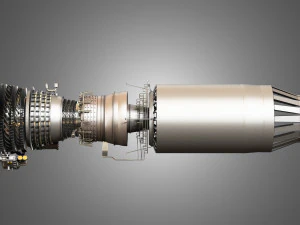 F100 - pw - 220 turbofan motor - i&ccedil; par&ccedil;alarla birlikte 3D Model