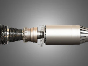 F100 - pw - 220 turbofan motor - i&ccedil; par&ccedil;alarla birlikte 3D Model
