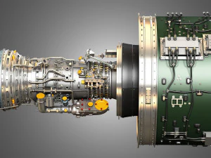 pw gtf geared turbofan engine - cutaway 3D Model