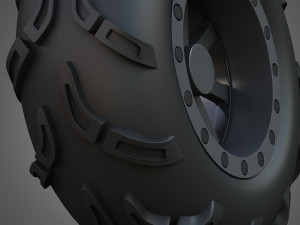 buggy tire - 01 3D Model