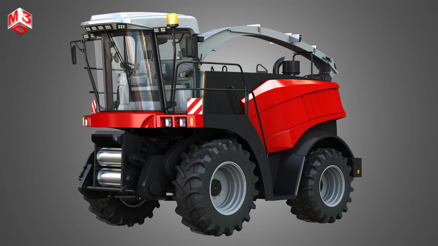 rostselmash rsm 1403 combine 3D Model .c4d .max .obj .3ds .fbx .stl .blend 