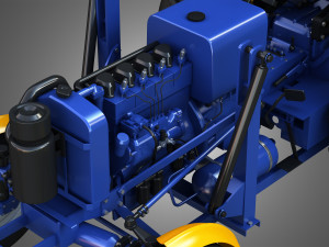 ursus c-355 tractor 3D Model