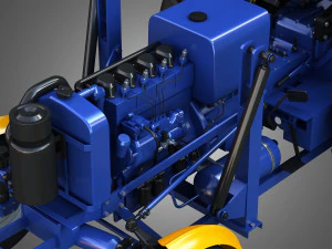 trator ursus c-355 Modelo 3D