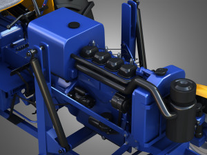 ursus c-355 tractor 3D Model