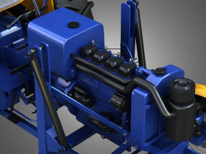 trator ursus c-355 Modelo 3D