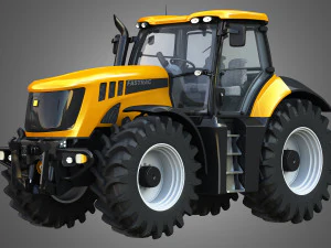 jcb fastrac 8000 tractor 3D Model