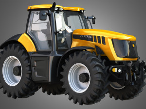 jcb fastrac 8000 tractor 3D Модель