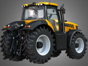 jcb fastrac 8000 tractor 3D Model