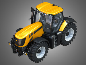 jcb fastrac 8000 tractor 3D Модель
